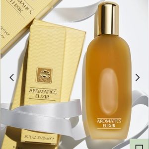 NEW FULL SIZE CLINIQUE AROMATIC ELIXIR PERFUME SPRAY 45ml